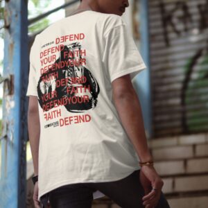 Defend Your Faith T-shirt Mockup