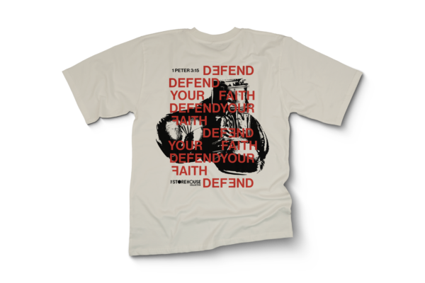 Defend Your Faith T-shirt - Back